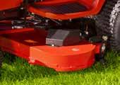 ELECTRIC HEIGHT-OF- CUT Adapt to changing grass conditions and easily adjust the