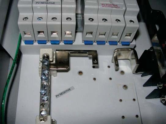 Remove Positive jumper busbar from switch, set aside, it is not used in this configuration.