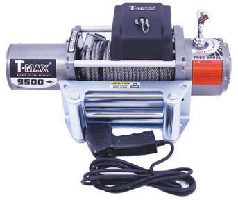11,000lbs 12,500lbs 5.5 Hp Series wound motor ensures constant high power and torque.