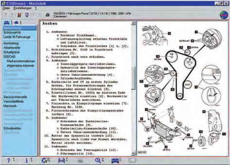 Recommended schedule for timing belt replacement. Removal and installation instructions in text and picture format.