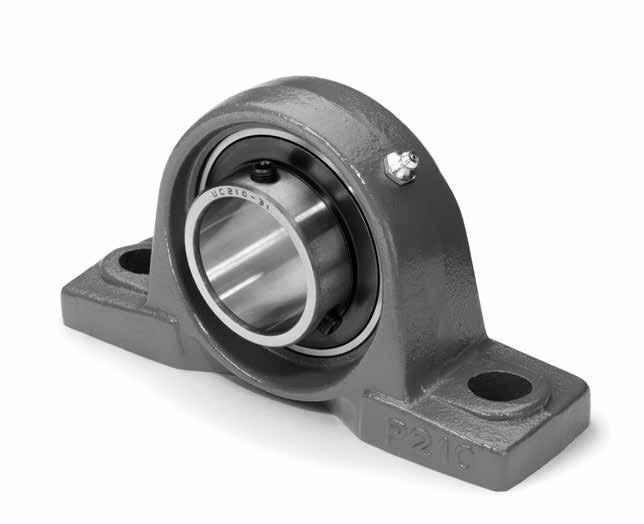 MOUNTED BALL BEARING -BOLT PILLOW BLOCK SHAFT SIZE DIMENSIONS (INCHES) BOLT SIZE G H J Bi n (INCHES) 5 4 6 4.55.5. 0.500 4.590.6.9 0.