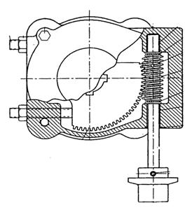 LEVER OPERATED VALVES: 8" and smaller valves may be equipped with a top-mounted lever for direct quarter-turn operation.