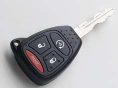 To drive the vehicle, push the UNLOCK button, insert the key in the ignition and turn to the ON/RUN position.