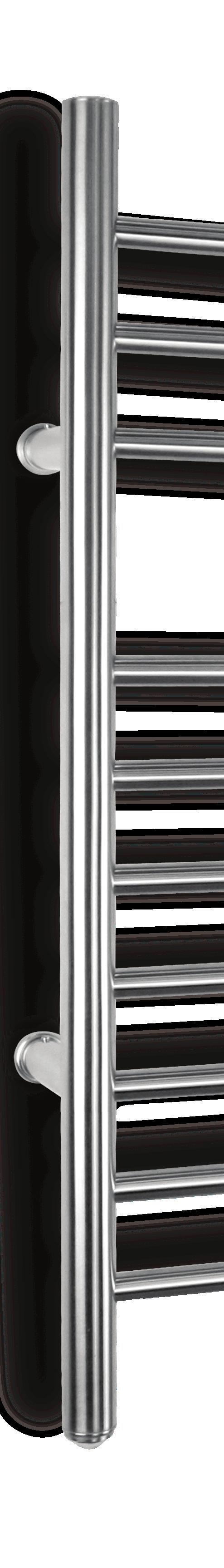 Beautiful, skillfully brushed stainless steel finish 10 sleek bars provide ample space