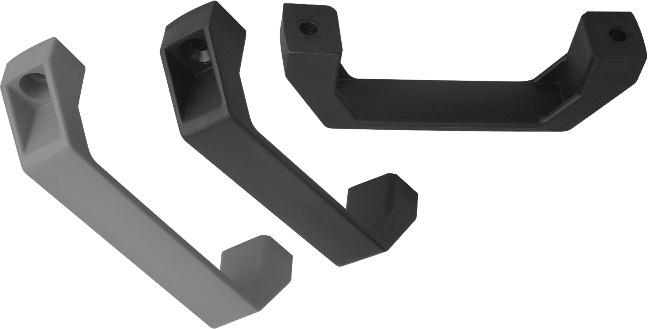 474 Thermoplastic Metric Made from glass reinforced thermoplastic with a black matte finish. Top mounting.