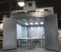 Since the drying phase is accelerated, our batch cure chambers are an excellent solution for companies with high production needs.