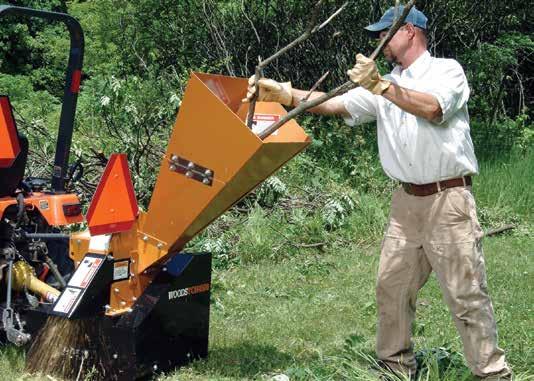 Chippers Whether you re creating mulch for the garden or clearing new-growth trees, Woods has the best clean-up tool for you.