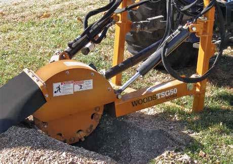 Stump Grinders Woods PTO-powered stump grinders are built to perform reducing tree stumps to mulch in minutes and grinding below ground level.
