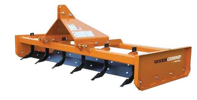 Heavy Mast Plate Solid mast plate provides increased weight for greater down force and constant ground contact Reinforced Back Reinforcement bar maintains strength and handles heavier material