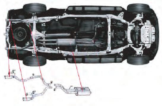 Toyota Tundra Split Rear Dual Exhaust System 010 Kit fits all Crew Max models & D-Cab standards bed models only.