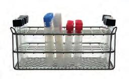 Test tube Peg Rack Made of poypropyene. Autocavabe. Bue coour. Stout and rigid. Cemicay resistant. Idea for benc ork or tube storage. Design aos easy vieing of te tube contents.