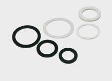 SEALING RINGS 357 FD Material: BUTADIENE-NITRILE NBR 70 sh A Temperature range: -20 C to +70 C Colour: RAL 7035 light grey Fits thread E I H 3572007 Pg7 16,5 11,5 1 4.000/100 3572011 Pg11 23 17,5 1 2.