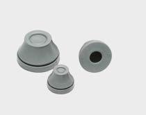 RS RUTASEAL GROMMETS Fits Metric thread Material: EPDM Halogen-free and chemical resistant Temperature range: 40 C to +110 C Protection: IP 67 Colour: RAL 7001 light grey Application: IP67 sealing of