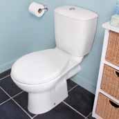 Fiji Toilet Pan, Cistern & Seat Fiji Basin & Semi-Pedestal Fiji Elevation Toilet Pan, Cistern & Seat
