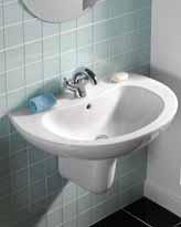 Aruba Basin & Semi-Pedestal Aruba Toilet Pan, Cistern & Seat Basin & Pedestal / Semi-Pedestal
