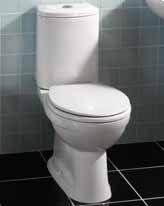 W: 800 D: 545mm Cloakroom Basin 475-855 H: 165 W: 400mm D: 265mm Toilet Pan, Cistern & Seat 475-844,