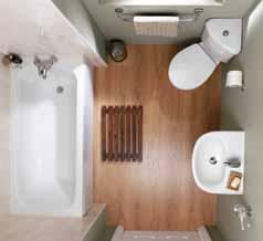 Compact Suite with Corner Cistern Compact Basin & Semi-Pedestal 148-342, 472-632 H: 480 W: 500 D: 375mm Corner Basin & Semi-Pedestal 475-680,