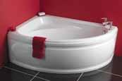 Standard: L: 1350 W: 1350mm Short Bath: Left-Hand 200-125 Right-Hand 200-126 Turbo Spa Bath: Left-Hand