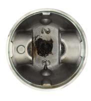 Piston Crowns/Undercrowns Heavy piston crown deposits can cause preignition and poor performance.