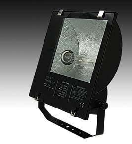 CODE: FL1 floodlight with adjustable stirrup bracket. Ideal for wall mounting and post top mounting.