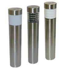 CODE: BOL STAINLESS A rugged die cast aluminium bollard finished in stainless steel. Ideal for paths, walkway, parking areas. The fitting comes complete with plated root.