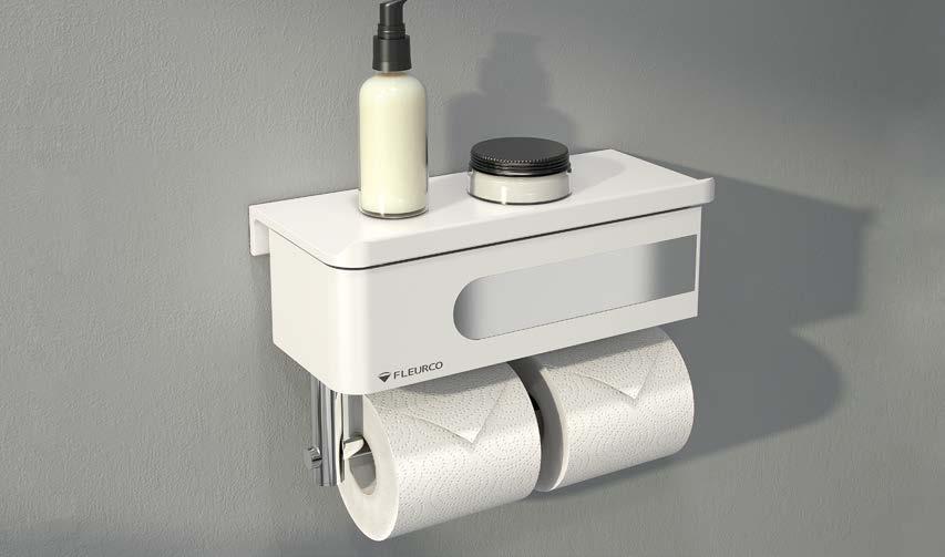 eloquence MODEL VE1005-18-11 ELOQUENCE SHELF & DRAWER WITH DOUBLE TOILET paper HOLDER Product length depth height Finish Price ve1005-18-11 10 3 /8" 265mm 4 3 /4" 120mm 6 1 /4" 160mm white / chrome