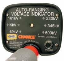 Transmission Auto-Ranging Voltage Indicator (ARVI) Complies with OSHA 1910.