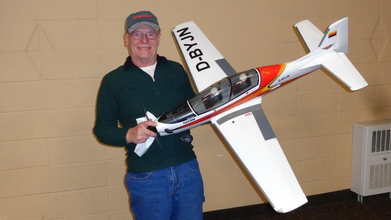Prolific Larry Couture had an ARF Focke Wulf FW-190 at the meeting. This foam plane was a Dynam kit and had a 50-inch wingspan. It had an electric BM 3720A motor and weighed in at 52 ounces.