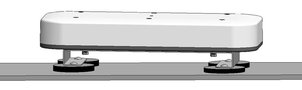 Step 2 Arrange mini-tech light bar mounting bracket at desired location. Align holes with bracket and secure mounting bracket with supplied hardware as shown in fig2.