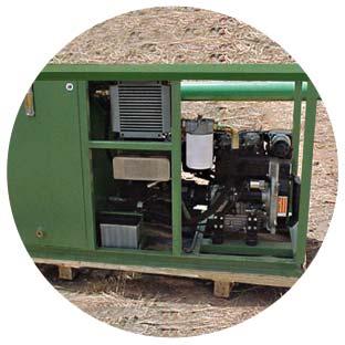 The electric motor driven hydraulic power supply utilizes 380 volt/ 50Hz - electric motor (15 HP) to drive the vane type hydraulic pump. The electric motor meets IEC - UNEL MEC Standards.