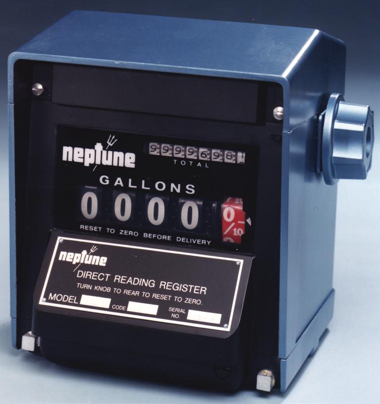 OPTIONS The 600 Series Register is used on the following flowmeters: 1, 2 and 3 MP, all Type S, the 1 1/2 Type 40, and the 1 Type 4D-MD.