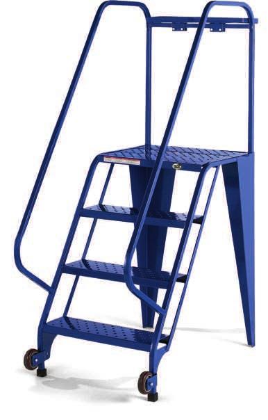capacity Choose straddle base for areas with permanent obstructions or non-straddle base for standard applications. 4" front-mounted wheels. Extra-large rubber feet. 7"D steps. Made in USA. Cap. Lbs.