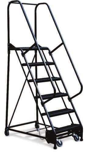 Spring-loaded detent pin locks ladder in upright position. Built to ANSI 14.7 and OSHA 1910.29 standards. SELECTED MODELS IN STOCK. Top Step Top Step Step STEEL STAINLESS STEEL WxDxH Width Qty. No.