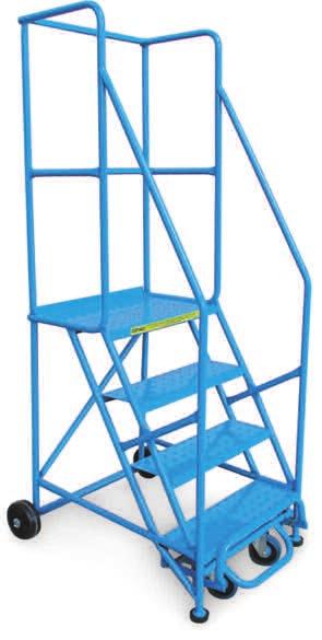 8 Dock Equipment ROLLING LADDERS (See page 508 for Ladder Selection Guide) MEETS CANADIAN STANDARDS 60 Standard Slope Ladders Round tube construction 60 standard slope Perforated tread Unassembled