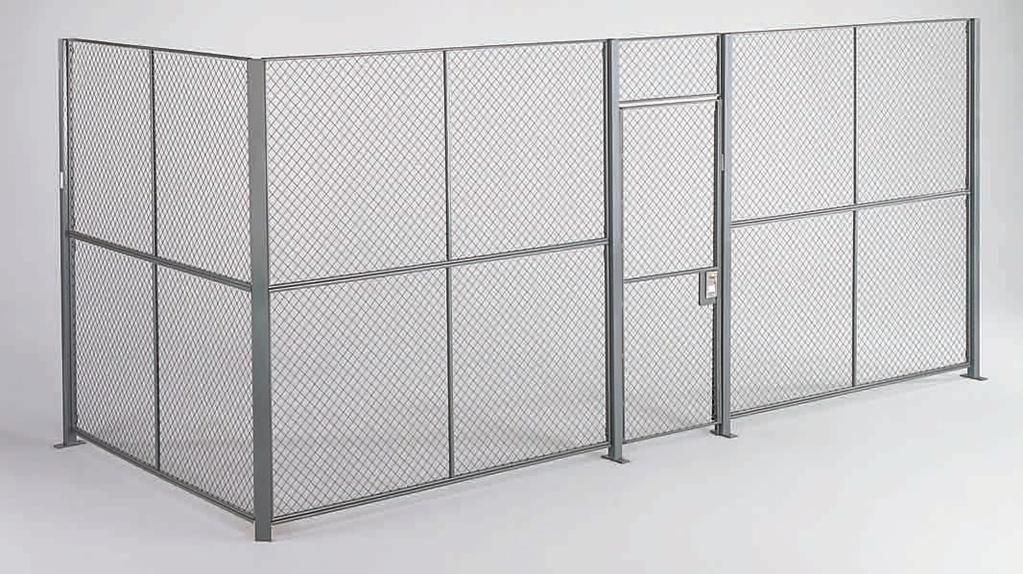 8 Dock Equipment SECURITY PARTITIONS Custom-Size Enclosures We specialize in custom-size enclosures. Please call for more assistance. How To Order Make a rough floor plan of area to be enclosed.