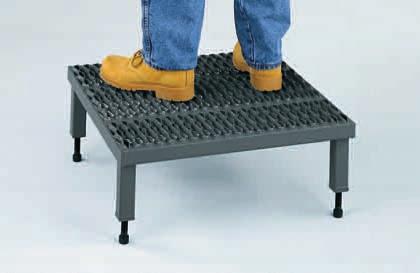 Dock Equipment LADDERS (See page 508 for Ladder Selection Guide) 8 Cap. Lbs. 450 400 450 Mini-Crossover Work Platform Grip-Strut tread 60 angle All-welded 450-lb.