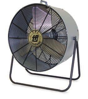 Meets OSHA requirements and is UL-listed. Made in USA. IN STOCK. Key Blade Dia. Fan Type Motor HP Air Flow CFM Blade RPM A 36" Std. 1 /2 14,500 500 3010000-R 559.00 A 42" Std.
