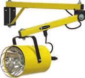 Adjustable twin-strut arm has 12', 3-conductor cord. UL/C-UL listed. Meets OSHA requirements. Ships unassembled. IN STOCK.