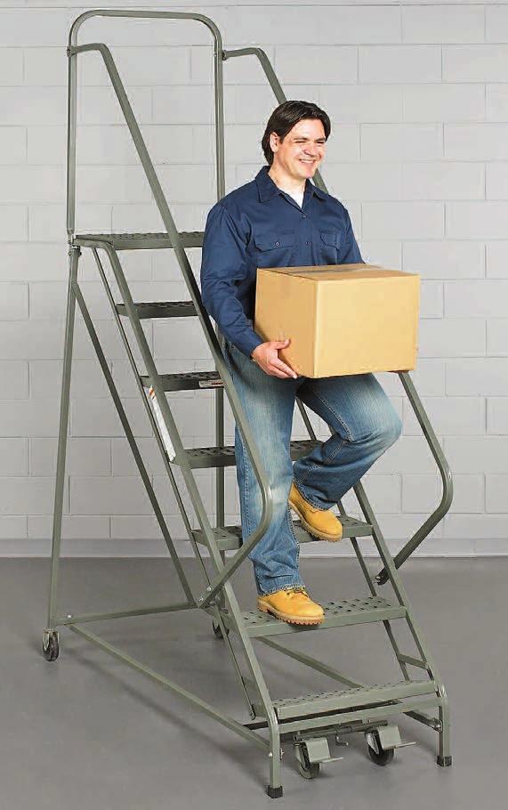 8 Dock Equipment LADDERS (See page 508 for Ladder Selection Guide) General-purpose perforated tread is for use indoors.