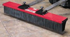 Magnetic bar attachment picks metal debris. ValuSweep Standard-Duty Indoor Brooms For light- to medium-duty use. Lightweight extruded aluminum frame. 8"H bristles.