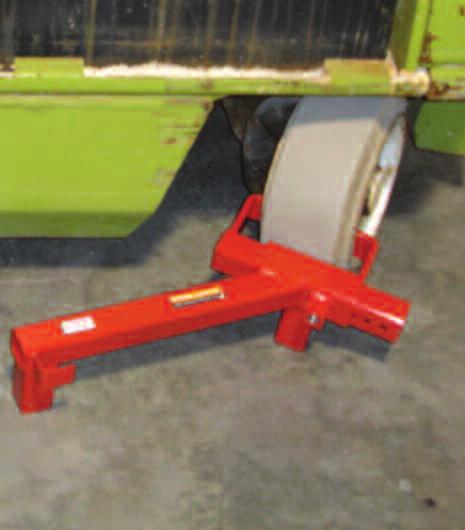 SAVE Tire Lift Locks Locks the steer tire in the turned position on electric scissor lifts, man lifts, and all