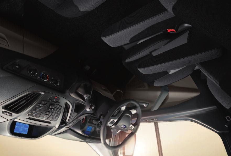All controls are located within easy reach and there are plenty of storage options too.