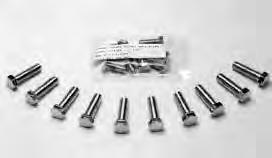 Chrome Plated Hex Head Bolts - Polished 10 Packs Fine Thread Coarse Thread Fine Thread Stock Number Coarse Thread Stock Number 1/4-28 x 1/2 HHC-6001 1/4-20 x 1/2 HHC-633 1/4-28 x 5/8 HHC-650 1/4-20 x