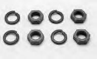 B. A. Knuckle Nut Set Duplicate of original Harley part except for the addition of a positive O ring seal to prevent oil