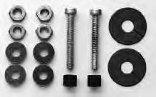 All hardware and insulators are identical to O.E.M. Use this kit on restorations or custom bike applications. Fits all 1970-77 FL, FX. OEM 72300-70. Stock No.