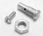 Adjusting Screw Kit Cadmium plated fasteners, OEM 32593-47, 1062 and 7744 used on 1947-1964 Big Twins and 45's (all