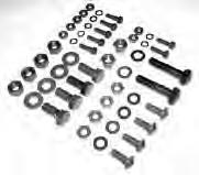 9687-5 Parkerized Transmission Top and Side Cover Screw Kit Duplicate of OEM screws used to mount the transmission top and side cover on all