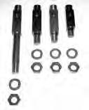 9666-27 Parkerized Legshield Mounting Kit Accurate reproduction of all fasteners required to mount legshields on 1940-1942 WLA. Stock No.