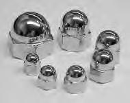 Acorn Nuts, Cap Nuts, Pike Nuts Colony Style Acorn OEM Style Acorn Chrome Plated - Bulk Acorn Cap Pike Nuts COLONY STYLE ACORN Hex Thread Series Size SAE UNC Metric 3/8 8-32 3/8 10-32 10-24 3/8 12-24