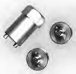Fork Tube Plugs/Bolts Chrome Plated fork tube caps available in Colony custom dome top for a classic look or stock flat top. 1 plug/kit.